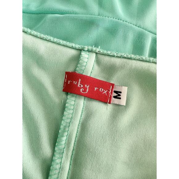 NWT Deadstock Ruby Rox Size Medium Teal Fairy Dress Midi - Picture 6 of 8